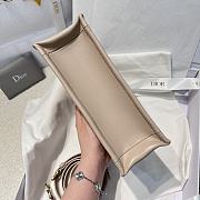 Dior Mini Dior Book Tote Trench Beige Macrocannage Calfskin - 4