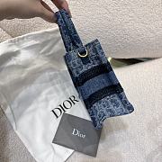 Dior Mini Dior Book Tote Trench Denim  - 3