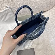 Dior Mini Dior Book Tote Trench Denim  - 2