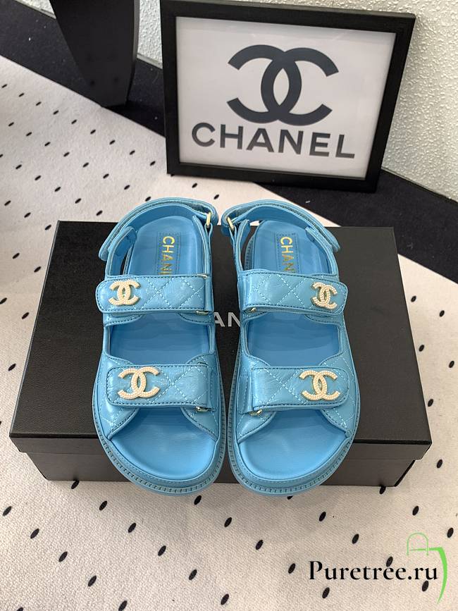 CHANEL | Double C buckle Sandals 09 - 1