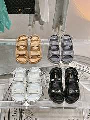CHANEL | Double C buckle Sandals 10 - 6