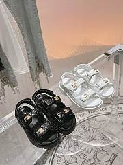 CHANEL | Double C buckle Sandals 10 - 5