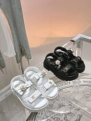 CHANEL | Double C buckle Sandals 10 - 4