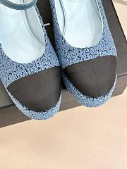 CHANEL | Platform Mary Jane Pumps Heel height 11 cm In Blue - 2