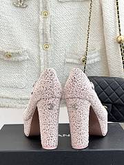 CHANEL | Platform Mary Jane Pumps Heel height 11 cm In Pink - 4