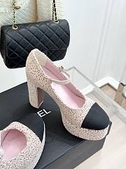 CHANEL | Platform Mary Jane Pumps Heel height 11 cm In Pink - 2