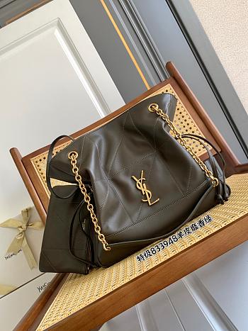 YSL | Small Jamie Shopping in lambskin green