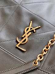 YSL | Small Jamie Shopping in lambskin green - 5