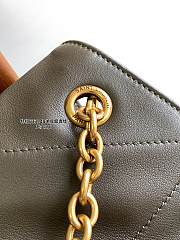 YSL | Small Jamie Shopping in lambskin green - 4