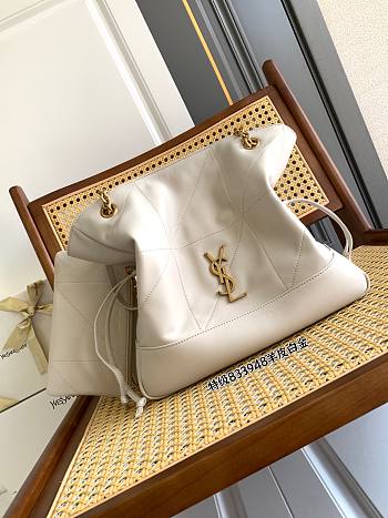 YSL | Small Jamie Shopping in lambskin white