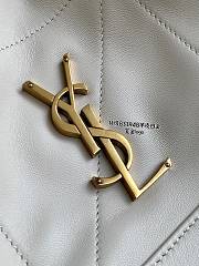 YSL | Small Jamie Shopping in lambskin white - 5