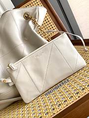 YSL | Small Jamie Shopping in lambskin white - 3