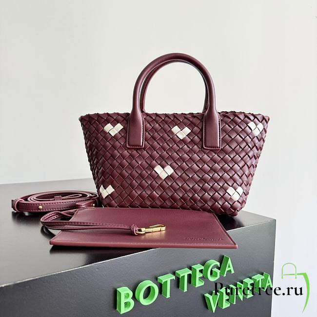 Bottega Veneta Mini Cabat Donne Burgundy - 1