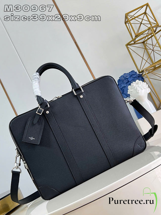LOUIS VUITTON | M30967 Porte Documents Voyage GM Black Size 39.5 x 29 x 9 cm - 1