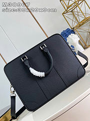 LOUIS VUITTON | M30967 Porte Documents Voyage GM Black Size 39.5 x 29 x 9 cm - 3