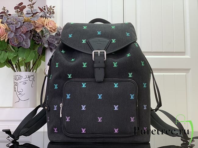 LOUIS VUITTON | Montsouris Backpack Blue with gradient effect - 1