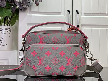 LOUIS VUITTON | Nylon bag Material Monogram Glow Canvas Gray/Pink