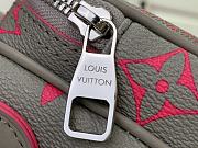 LOUIS VUITTON | Nylon bag Material Monogram Glow Canvas Gray/Pink - 2