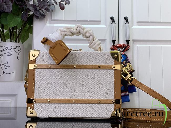 LOUIS VUITTON | Handle Trunk Monogram Heritage coated canvas M14440 - 1
