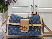 LOUIS VUITTON | Dauphine Soft GM Bag Denim Blue - 1