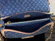 LOUIS VUITTON | Dauphine Soft GM Bag Denim Blue - 6