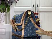 LOUIS VUITTON | Dauphine Soft GM Bag Denim Blue - 3