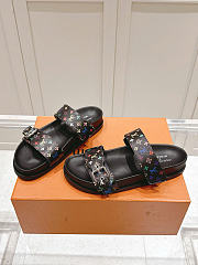 LOUIS VUITTON | Bom Dia Flat Sandals - 3