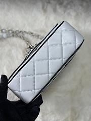 CHANEL | Crossbody Bag Classic In White/Black - 2