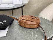 CELINE | Crossbody Oval Purse Cuir Triomphe In Brown - 6