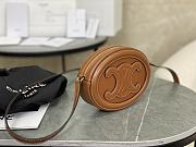 CELINE | Crossbody Oval Purse Cuir Triomphe In Brown - 4