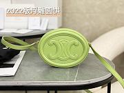 CELINE | Crossbody Oval Purse Cuir Triomphe In Green - 1