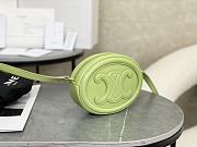 CELINE | Crossbody Oval Purse Cuir Triomphe In Green - 5