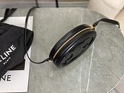 CELINE | Crossbody Oval Purse Cuir Triomphe In Black - 6
