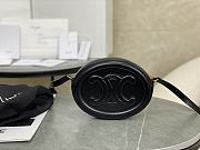CELINE | Crossbody Oval Purse Cuir Triomphe In Black - 5