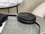 CELINE | Crossbody Oval Purse Cuir Triomphe In Black - 3
