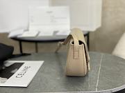 CELINE | Calfskin Besace Cuir Triomphe In Beige - 5