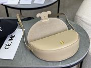 CELINE | Calfskin Besace Cuir Triomphe In Beige - 2