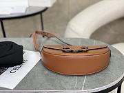 CELINE | Calfskin Besace Cuir Triomphe In Brown  - 6