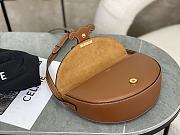 CELINE | Calfskin Besace Cuir Triomphe In Brown  - 2