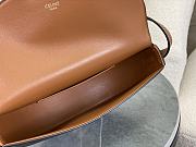 CELINE | Calfskin Besace Cuir Triomphe Logo Pattern - 5