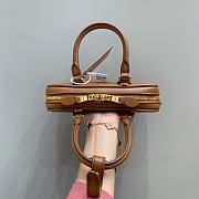 MIUMIU | Arcadie Leather Handle Bag In Brown Size 19x10x5 cm - 3