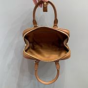 MIUMIU | Arcadie Leather Handle Bag In Brown Size 19x10x5 cm - 2
