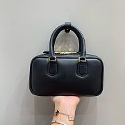 MIUMIU | Arcadie Leather Handle Bag In Black Size 19x10x5 cm - 6