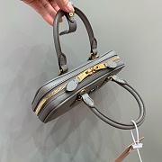 MIUMIU | Arcadie Leather Handle Bag In Gray Size 19x10x5 cm - 3