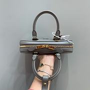 MIUMIU | Arcadie Leather Handle Bag In Gray Size 19x10x5 cm - 2