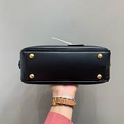 MIUMIU | Arcadie Leather Handle Bag In Black Size 22x10.5x7.5 cm - 4