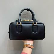 MIUMIU | Arcadie Leather Handle Bag In Black Size 22x10.5x7.5 cm - 5