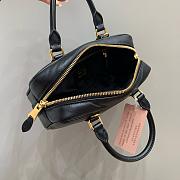 MIUMIU | Arcadie Leather Handle Bag In Black Size 22x10.5x7.5 cm - 3
