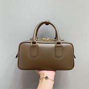 MIUMIU | Arcadie Leather Handle Bag In Green Size 22x10.5x7.5 cm - 5