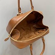MIUMIU | Arcadie Leather Handle Bag In Brown Size 27x9x12 cm - 2